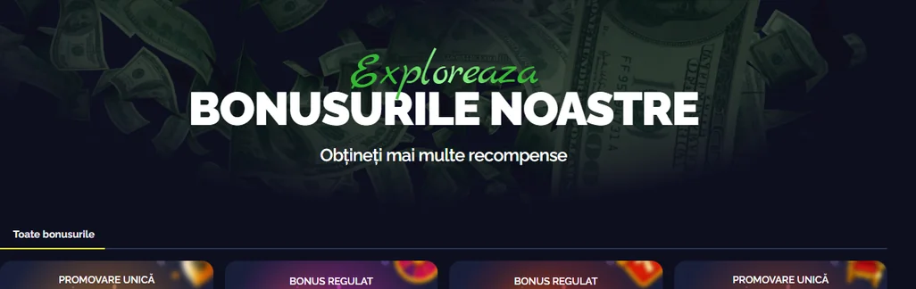 Explorează bonusuri Goldbet Casino